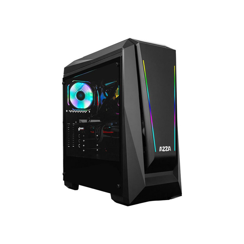Azza Chroma 410A RGB | Torre Media | Negro - Opencircuit