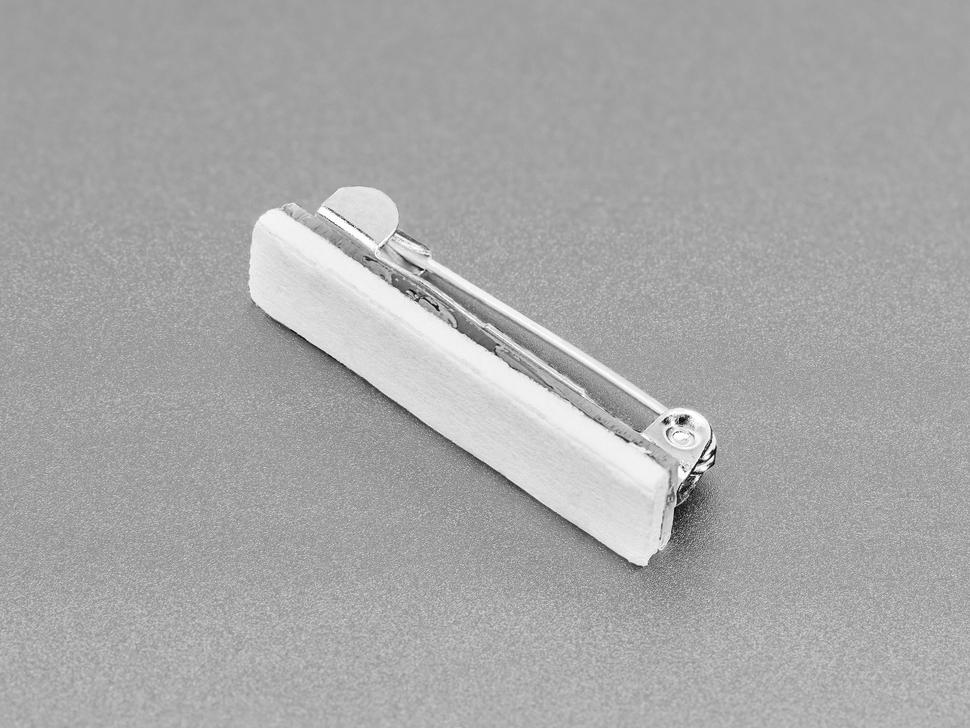 Adafruit Zilveren speld met schuimlijm