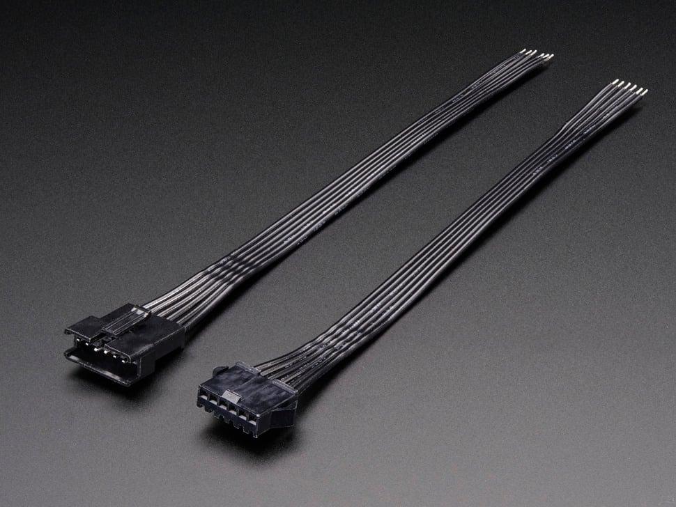 Adafruit 6-pins JST SM-stekker + stopcontactkabelset