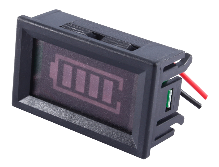 12v Batterij indicator display