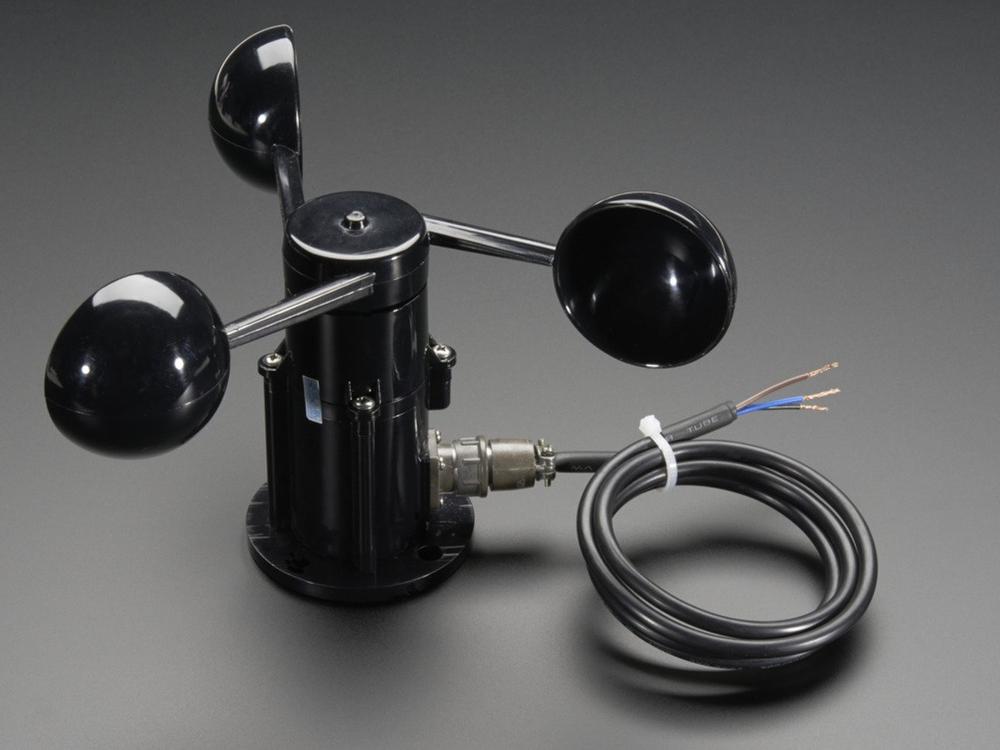 Capteur Anémomètre Station Météo - Vitesse Vent 0-60 M/s, Sortie RS485/4-20mA/0-5V, Boîtier Polycarbonate, Pour Extérieur
