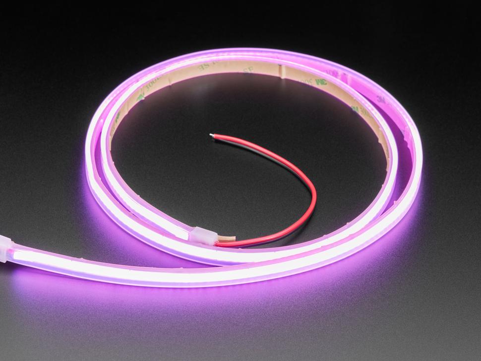 Adafruit Ultra flexibele 5V roze LED-strip - 320 LED's per meter ...