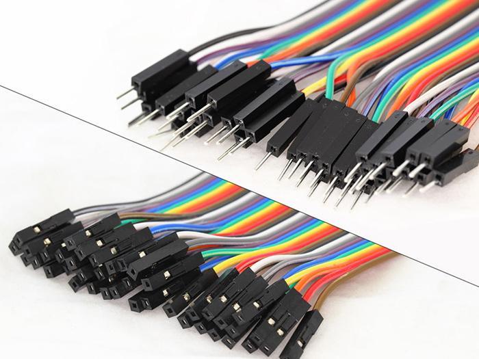 Male-Female 20 cm band cable 40 pieces