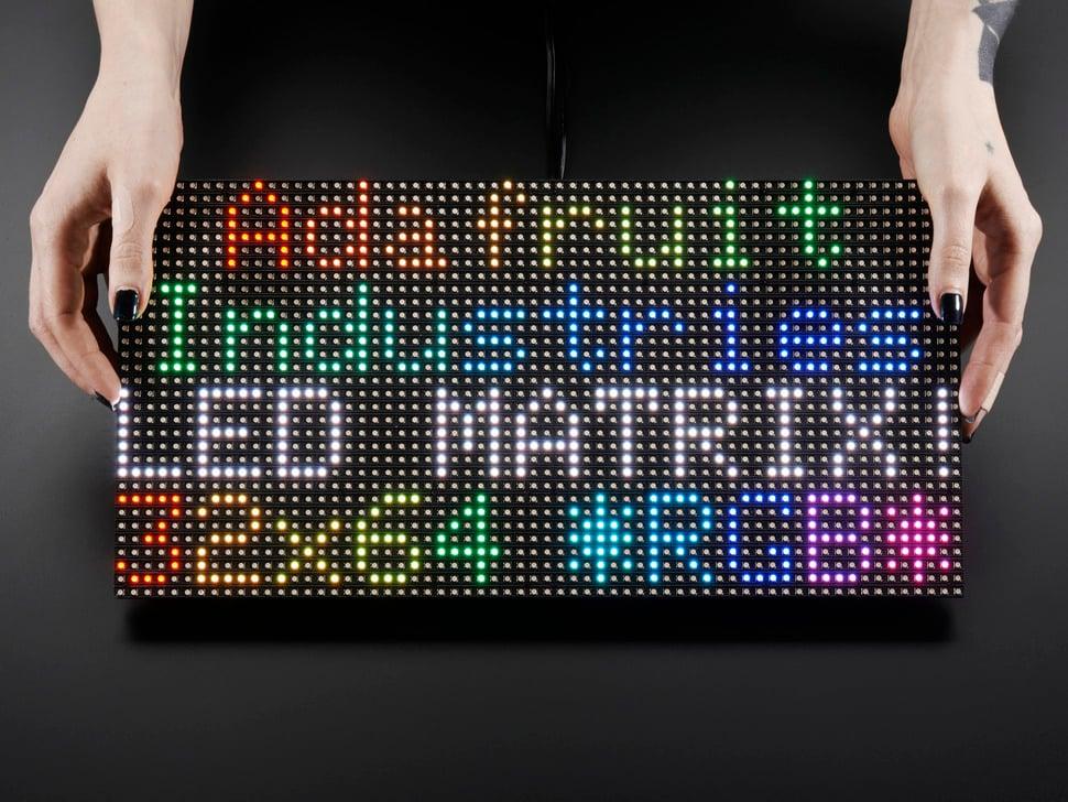Adafruit 64x32 RGB LED-matrix - 6 mm pitch