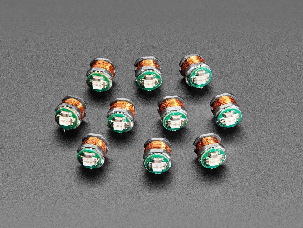 Adafruit Grote inductieve draadloze LED's - 10 stuks - green