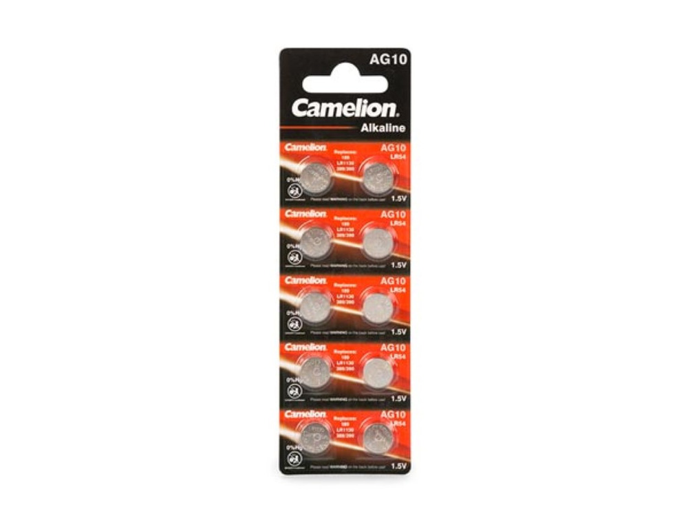 Camelion KELLOPARISTO 1,5V-68 mAh LR1130/AG10 - 10 kpl pakkauksessa