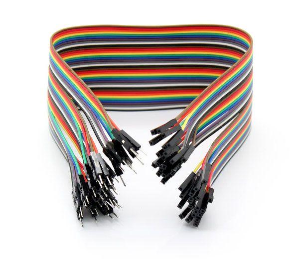 Male-Female 30 cm band cable 40 pieces