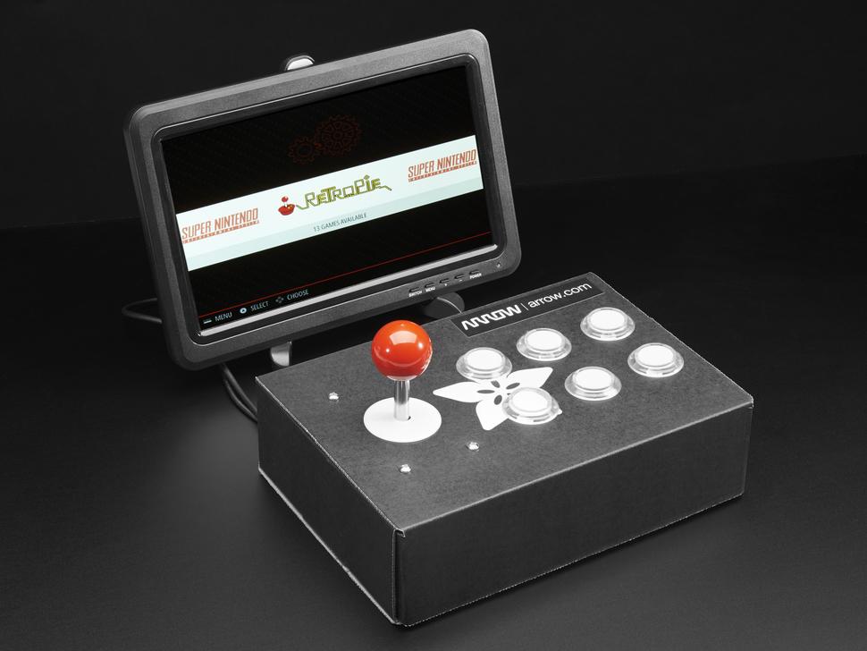 Adafruit Raspberry Pi Arcade-kastpakket - Opencircuit