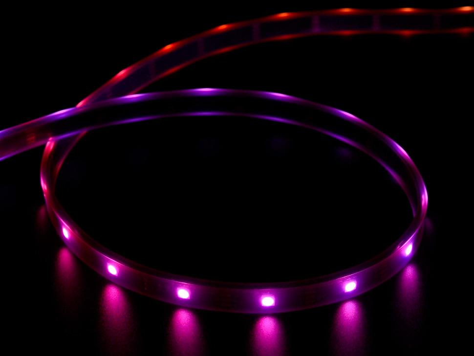 Adafruit DotStar Digitale LED-strip - Zwart 30 LED's - Per meter 3m