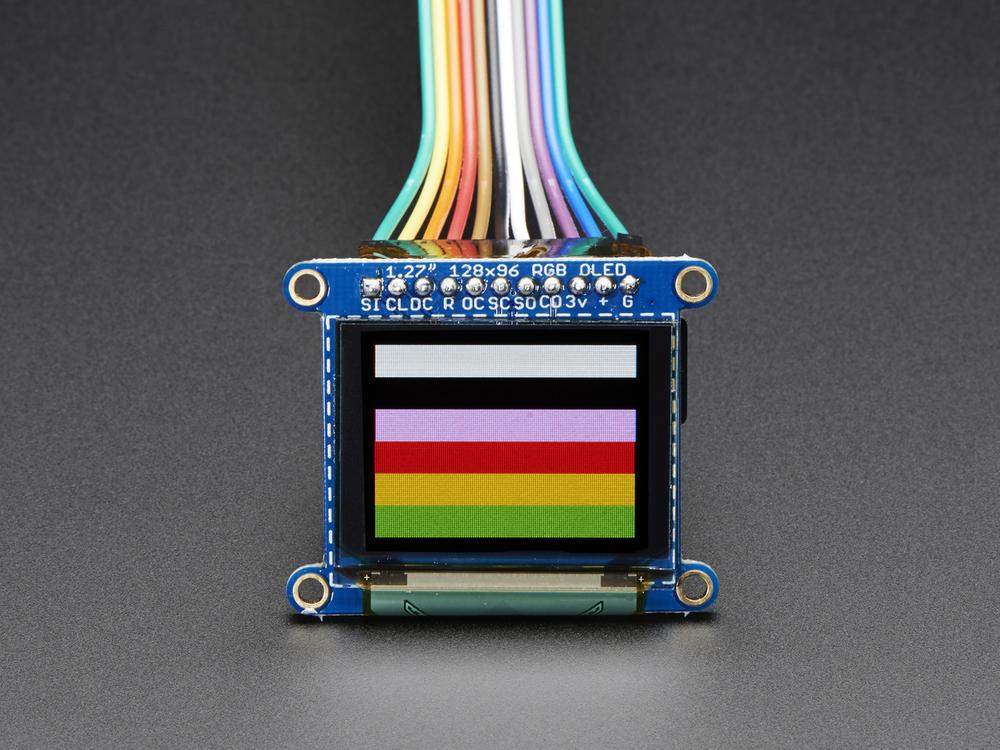 OLED Breakout Board - 16-bits kleur 1,27 "met microSD-houder