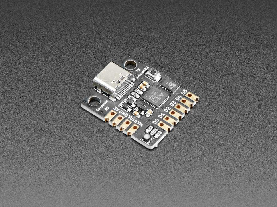 Adafruit Serpente - Tiny CircuitPython Prototyping board - USB C- socket