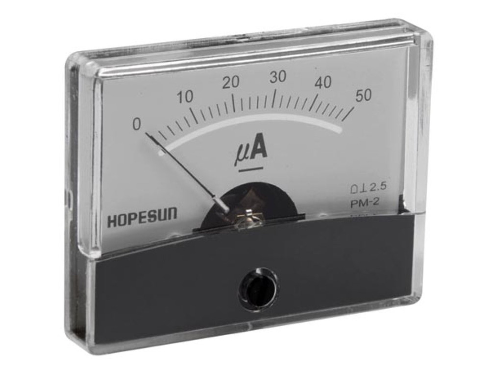 Hope Sun Analogue Panel Meter with 50µA Sensitivity