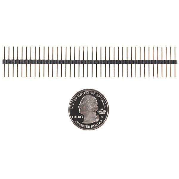 Basette staccabili: maschio a 40 pin (centrato lungo, PTH, 0,1")