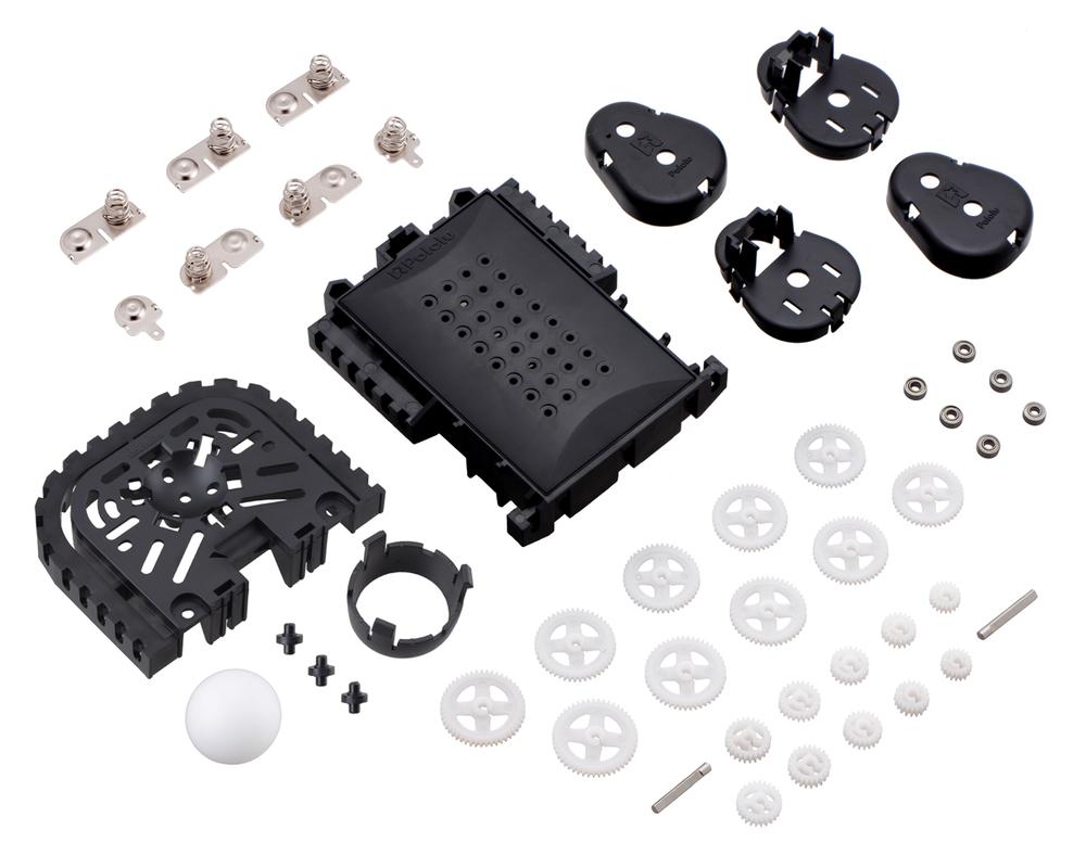 Chasis Balboa con kit de conversión de estabilidad (sin motores, ruedas ni componentes electrónicos)