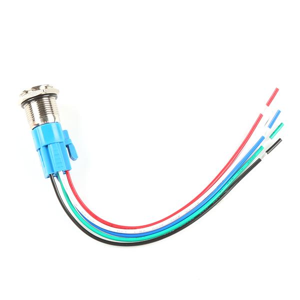 Bouton-poussoir Métallique étanche 16 Mm Avec LED - 3-6V, IP66, Pour Usage Industriel Et Extérieur