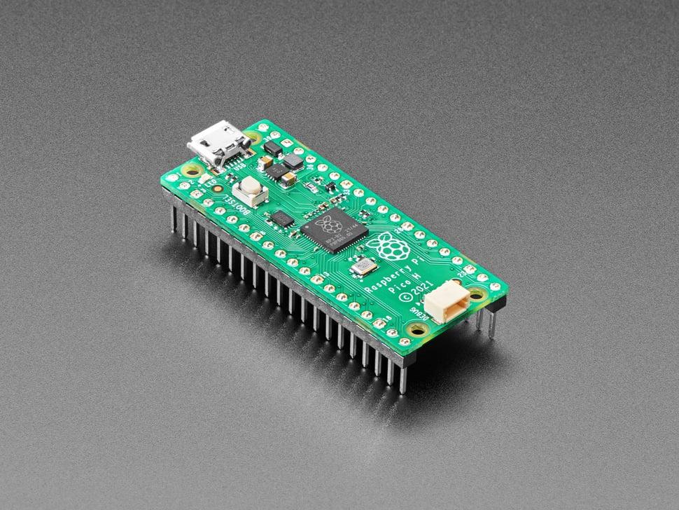 Adafruit Raspberry Pi Pico H - Pico met headers gesoldeerd