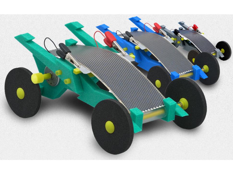 Adafruit Volta Racers zonne-autokit