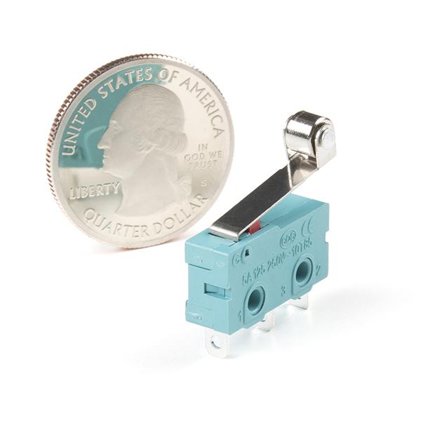 Sparkfun Mini Microswitch - SPDT (Roller Lever) - Opencircuit