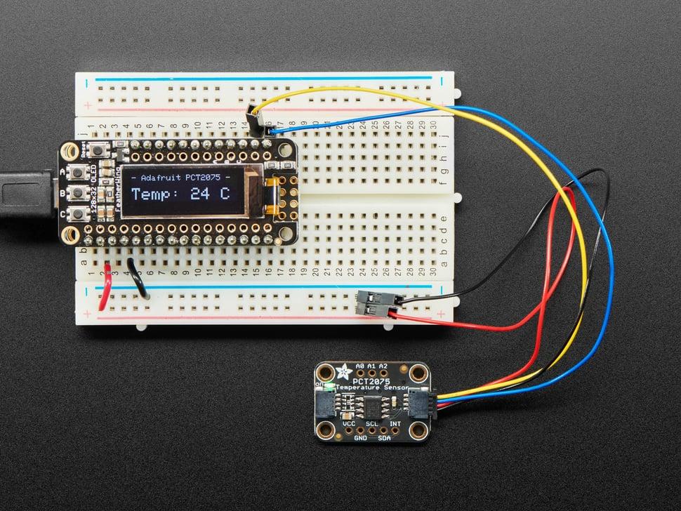 Adafruit PCT2075 Temperatuursensor - STEMMA QT / Qwiic
