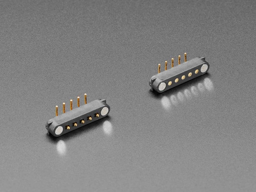 Adafruit DIY magnetische connector - haakse vijf contactpennen