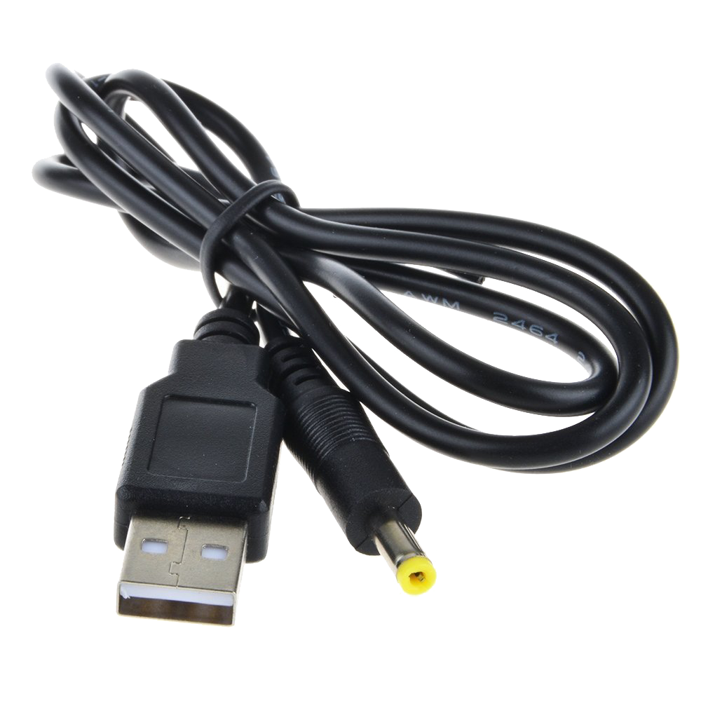 USB naar DC plug 4.0x1.7mm kabel 90cm