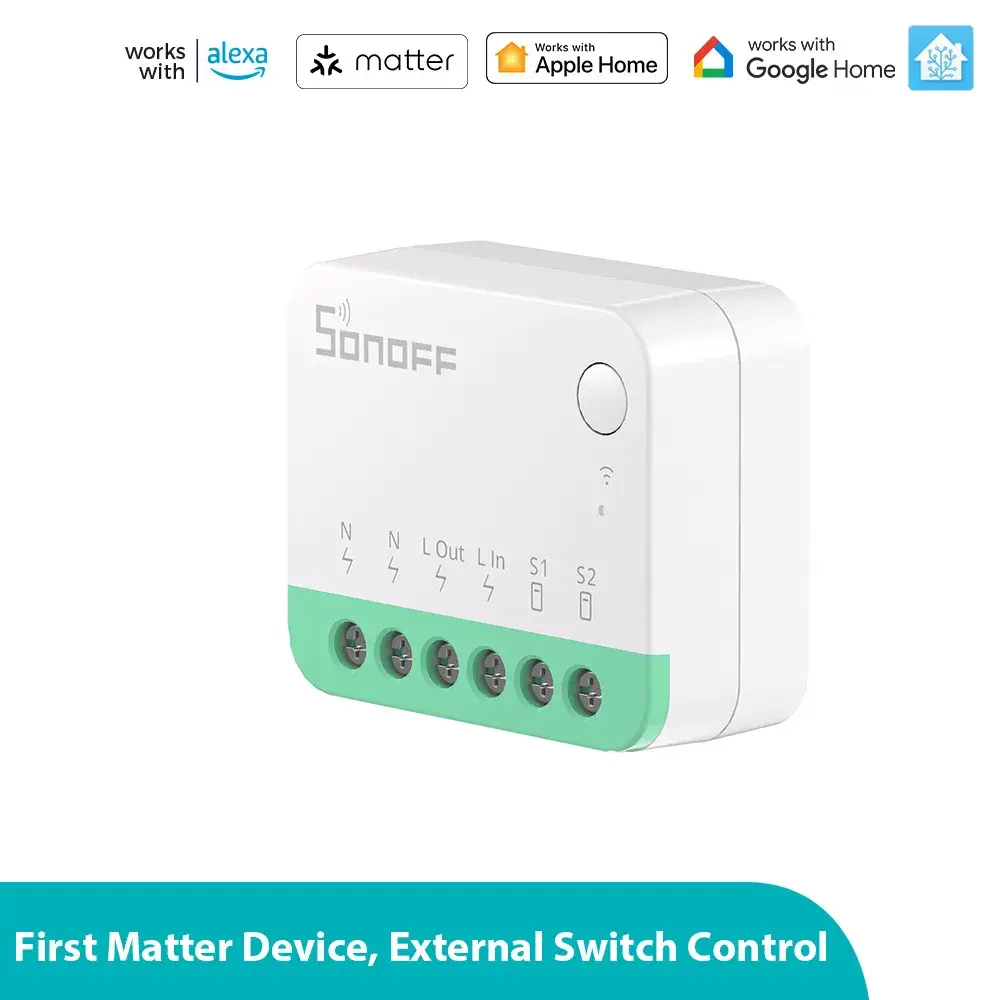 SONOFF MINI Extreme Wi-Fi Smart Switch (Matter-aktiveret)