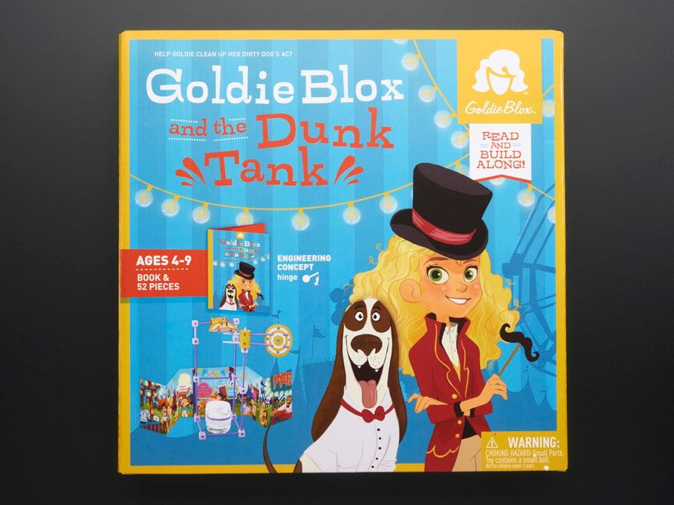 Adafruit Goldie Blox en de Dunk Tank