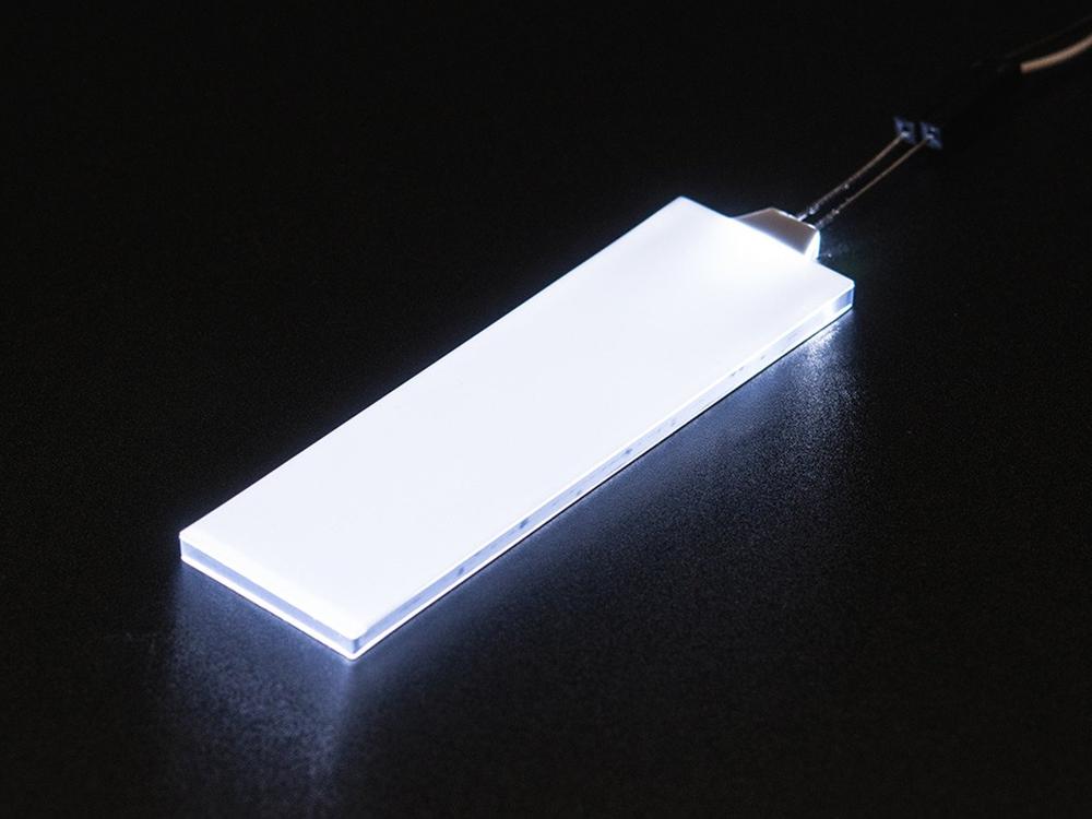 Witte LED-achtergrondverlichtingsmodule - medium 23 mm x 75 mm