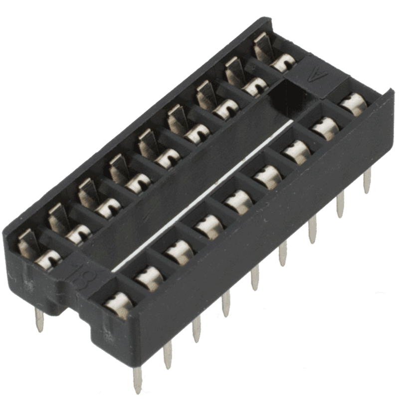 IC socket 18 pins - 10 pcs