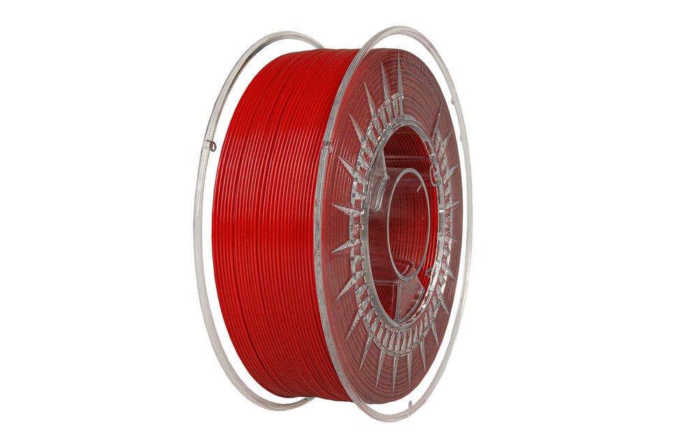 Devil Design - Filament PLA 1,75 mm - 1 kg - Rouge foncé