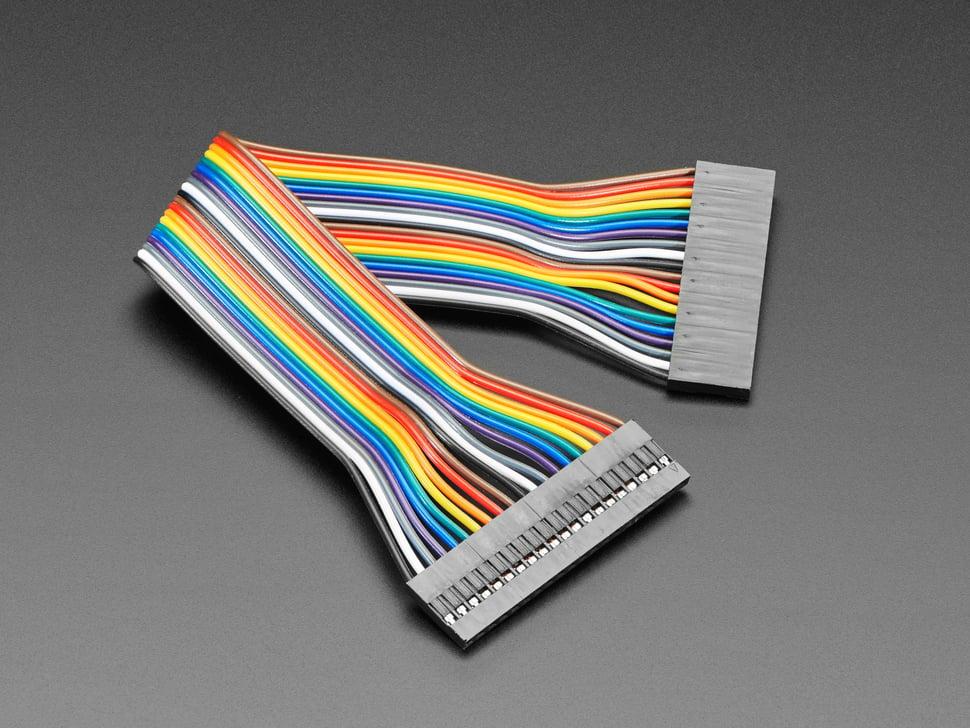 Adafruit 2,54 mm 0,1" Pitch 20-pins jumper - 20 cm lang