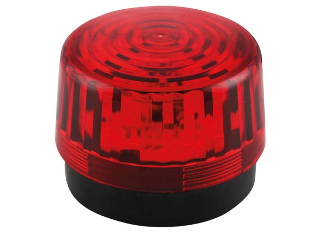 Velleman LED-KNIPPERLICHT Red 12 VDC ø 100mm