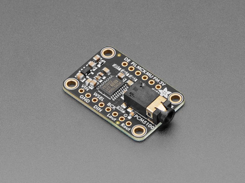 Adafruit PCM5100 I2S DAC met Line Level Output - 100dB SNR
