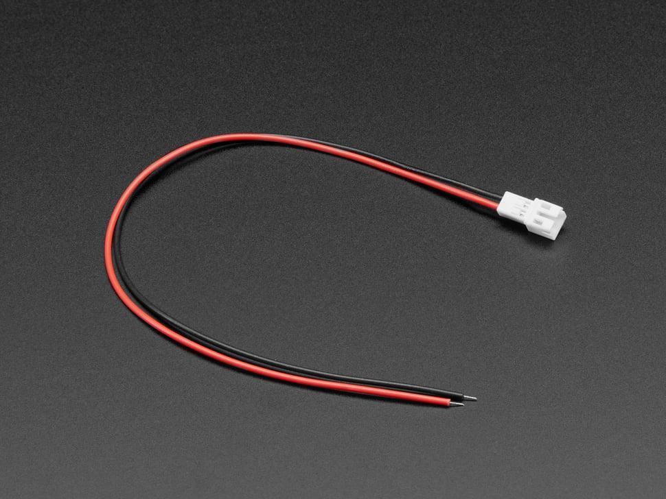 Adafruit JST PH 2-pins kabel – male header 200 mm