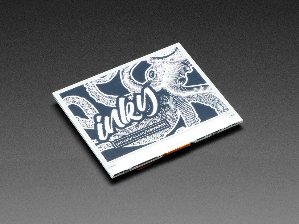 Adafruit Pimoroni Inky wHAT (ePapeeInk/EPD) - Black/White - Opencircuit