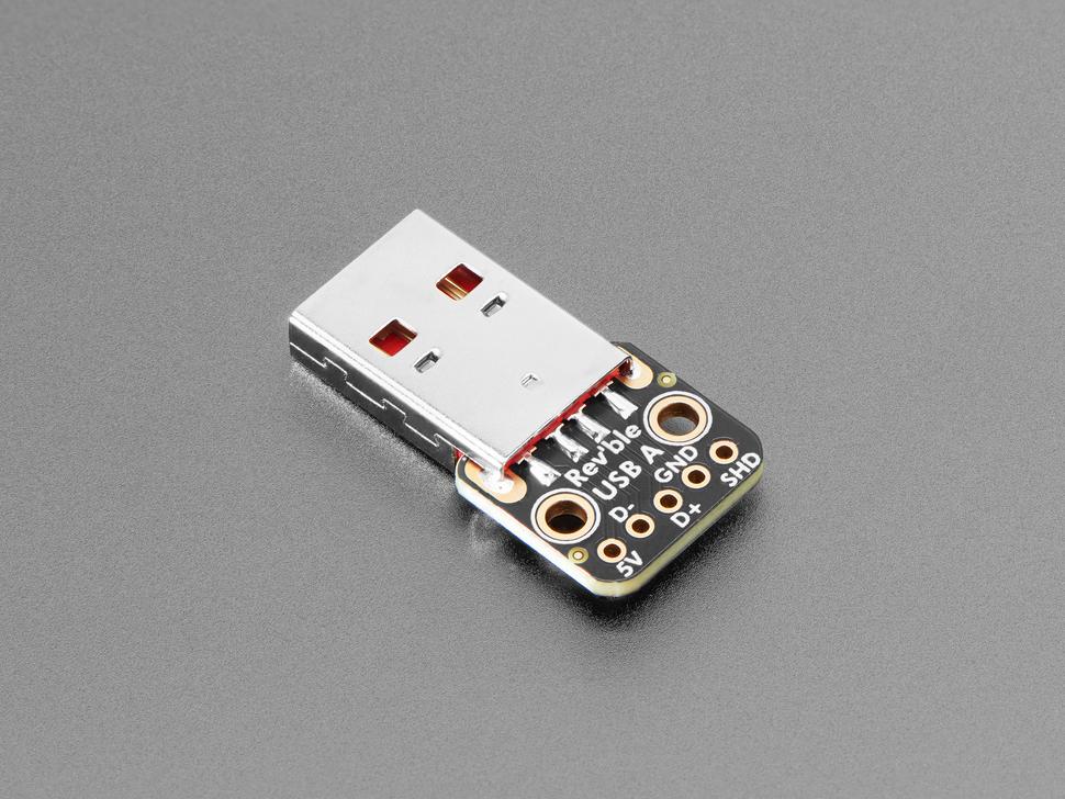 Adafruit Omkeerbare USB Type A Plug Connector Breakout