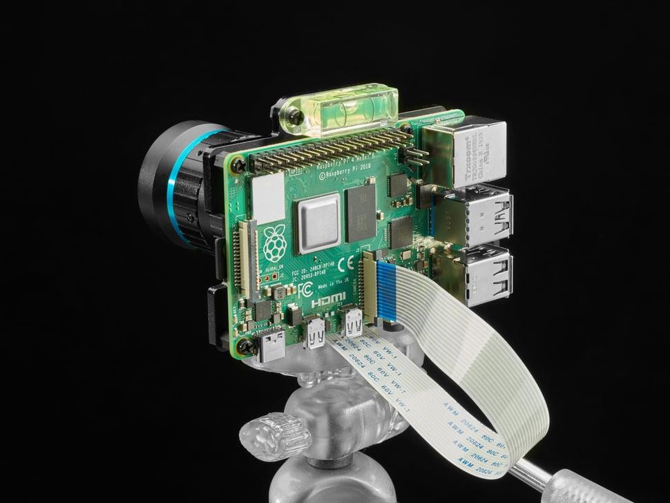 Adafruit Raspberry Pi 4 Pro montageplaat voor HQ-camera