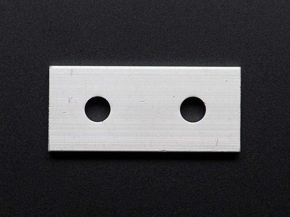 Adafruit Koppelingsplaat - 2 gaten - 20x20 aluminium extrusie
