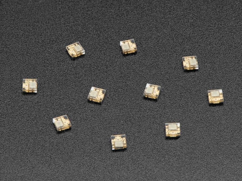 Adafruit DotStar Micro LED's (APA102–2020) - Slimme SMD RGB LED - 10 stuks