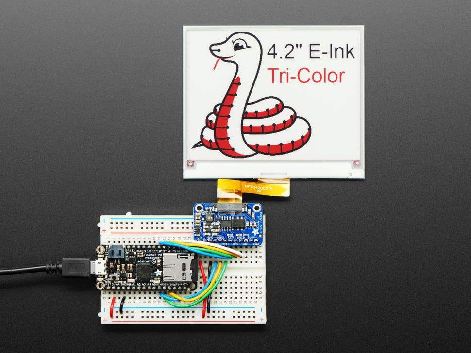 Adafruit eInk breakout Vriend met 32KB SRAM