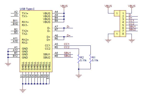 Scheda Breakout USB Tipo C Femmina 24 Pin (confezione Da 2) Per Progetti DIY