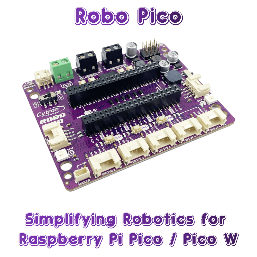 Robo Pico: Robotica Eenvoudig Gemaakt voor Raspberry Pi Pico en Pico W