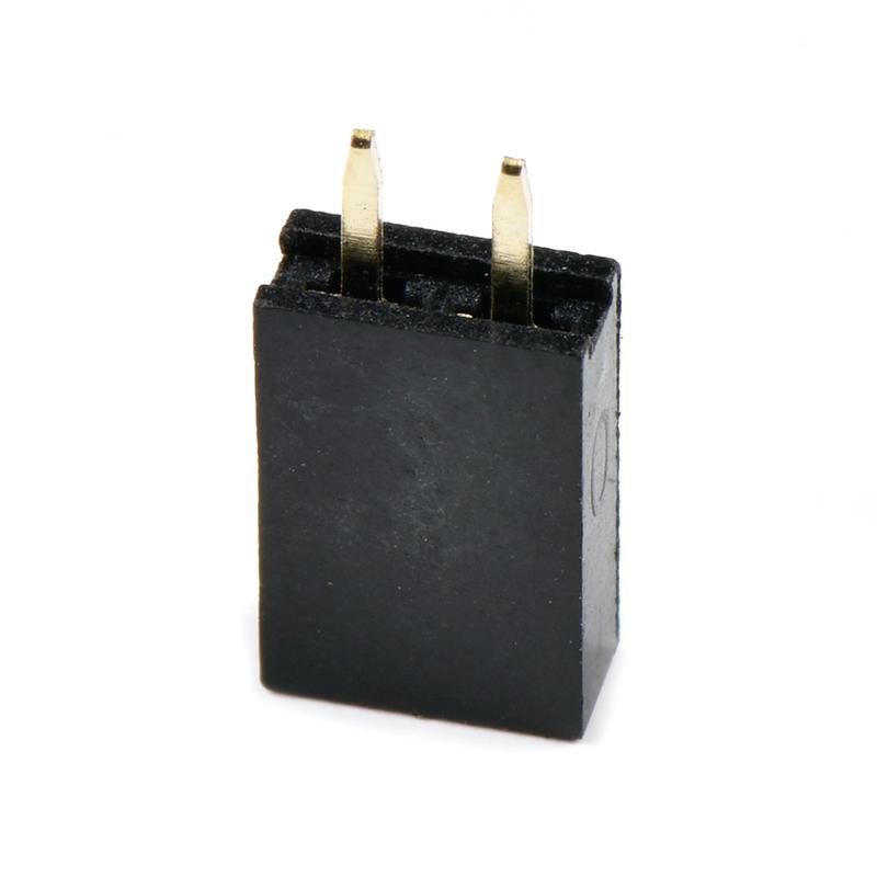 Sparkfun header - 2-pins female (PTH, 0,1 inch) - Opencircuit