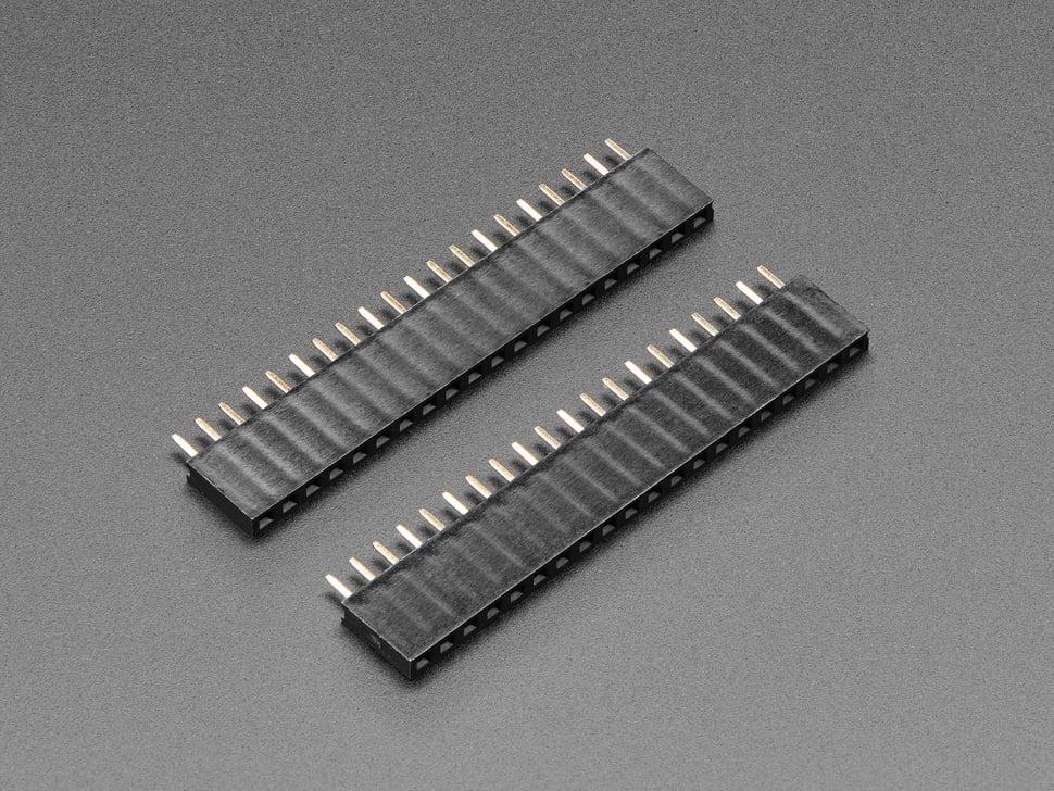 Adafruit socket headers voor Raspberry Pi Pico - 2 x 20 pin female headers