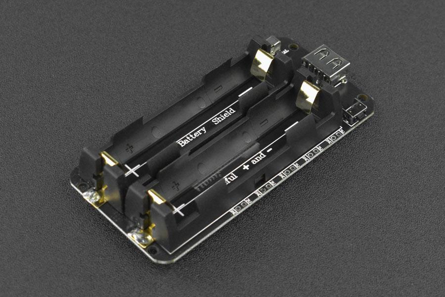 Support De Batterie Li-ion CR123A Pour Robot éducatif Micro:Maqueen - Avec Circuit De Charge USB - Économise Les Piles
