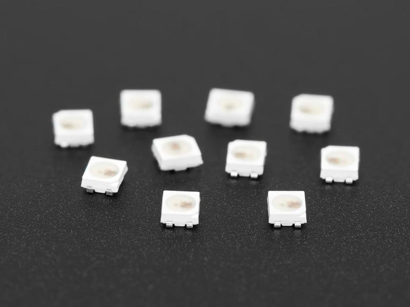 Adafruit NeoPixel Nano 2427 RGB LEDit integroidulla ohjainpiirillä - 10 ...