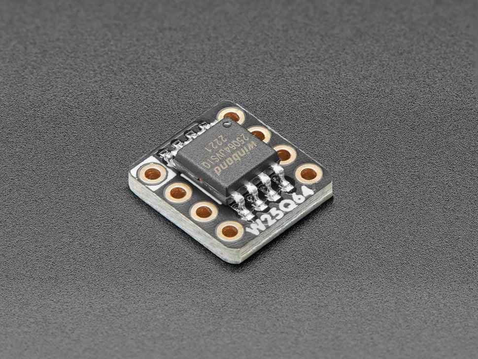 Adafruit QSPI DIP breakout board - W25Q64 - 64 MBit 8 MByte