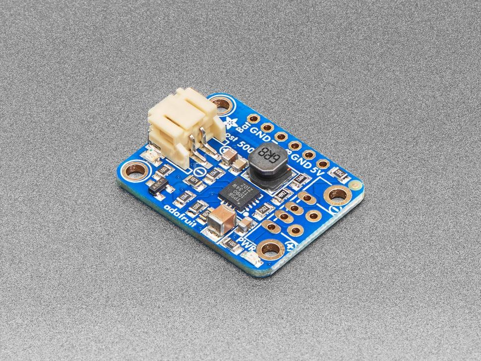 Adafruit PowerBoost 500 Basic - 5V USB Boost @ 500mA vanaf 1,8V+