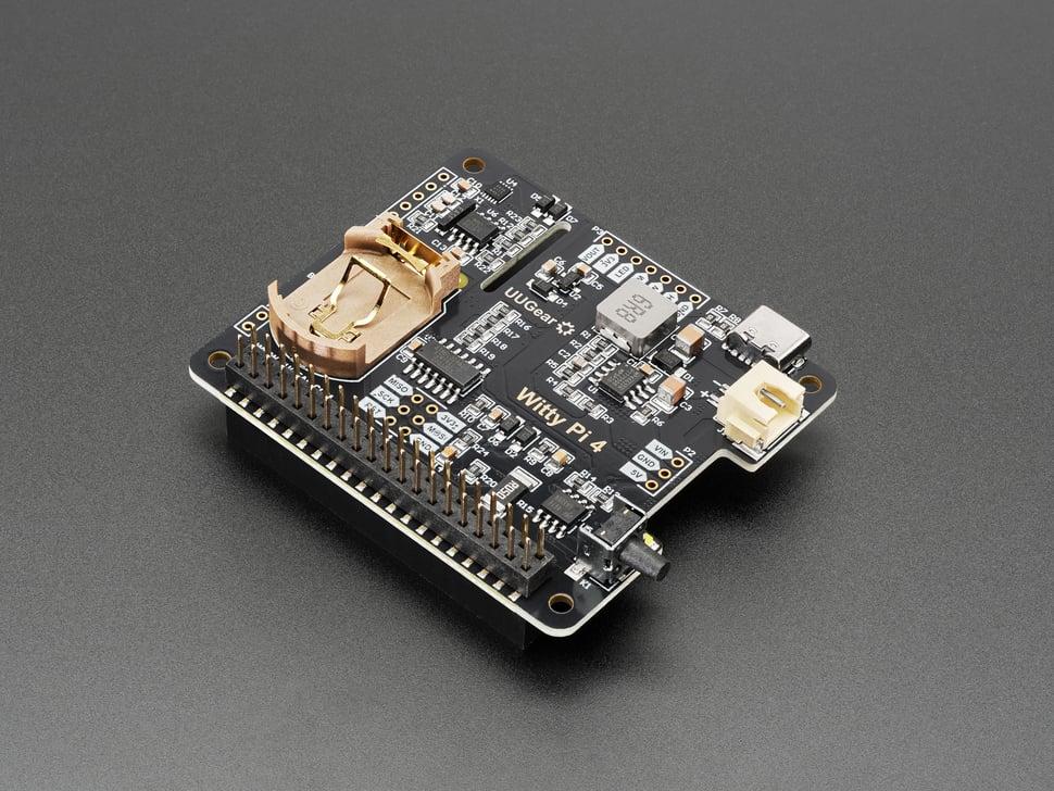 Adafruit Witty Pi 4 HAT - RTC & Stroombeheer voor Raspberry Pi