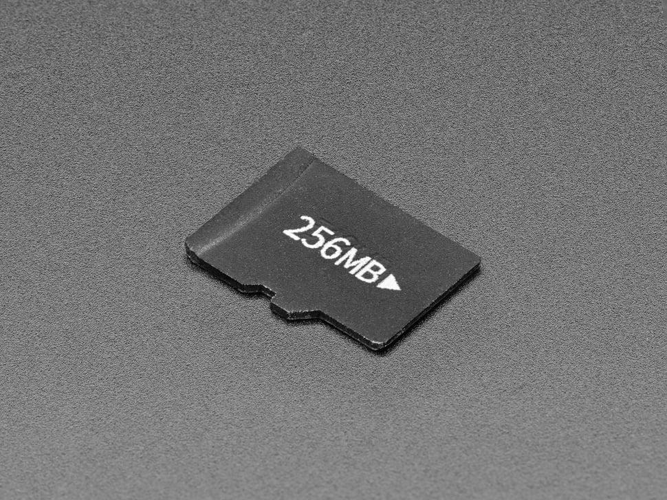 Mb Microsd Card Adafruit 256MB Micro SD Memory Card - Opencircuit